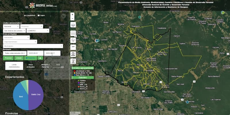 Pueblos Indígenas de la Chiquitanía y la Amazonía paceña ponen a prueba su capacidad de respuesta ante incendios forestales             